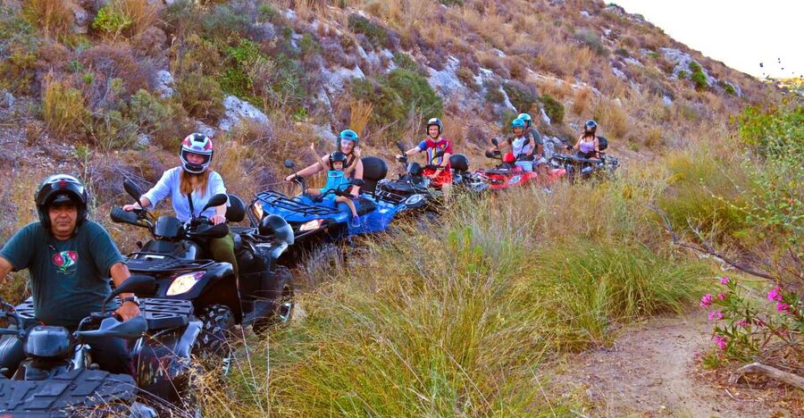 Crete : Safari Tour Heraklion with Quad,Jeep,Buggy and Lunch - The Morning Route: river crossing, historic cave stop, and St. Irene’s countryside