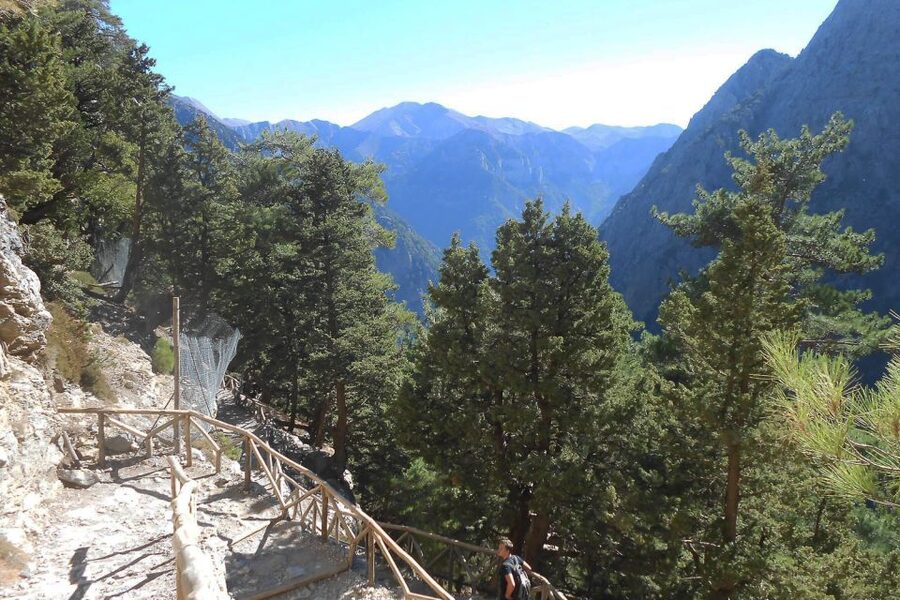 Crete: Samaria Gorge Hiking with transfer and expert Escort - Entering the Samaria Gorge: The Descent Is the Whole Event