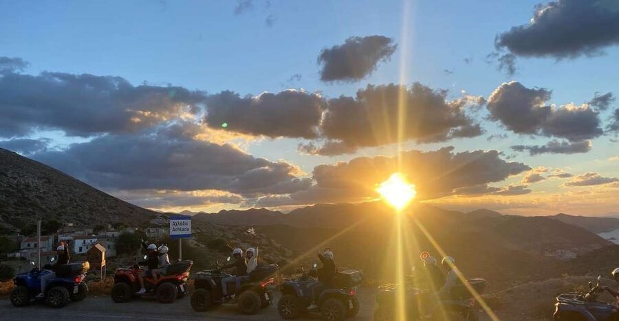 Crete: Sunset or Morning Quad with Local Products Tasting - Cruising to Achlada: Sea-Cliff Views and a Village With a Past