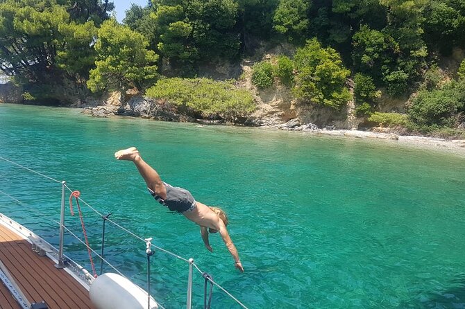 Day sailing Skiathos Skopelos with lunch on Rainbow yacht - Value and price: why $163.33 can work for you