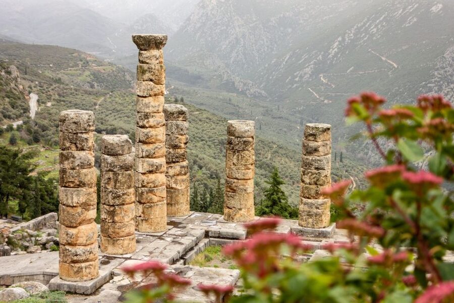 Delphi: Archaeological Site & Museum Ticket with Audio Tour - Getting Started at the Entrance of the Delphi Archaeological Site