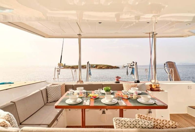 Dia: Day & Sunset Cruise with Menu by Greece's Top 100 Chef - Heraklion to Dia Island: the route and why this catamaran feels special