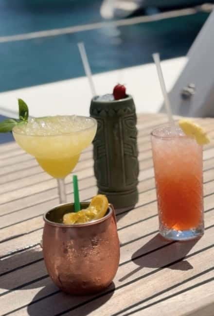 Dia: Day & Sunset Cruise with Menu by Greece's Top 100 Chef - The Chef Giorgos Chronakis menu: Cretan ingredients served like a proper meal