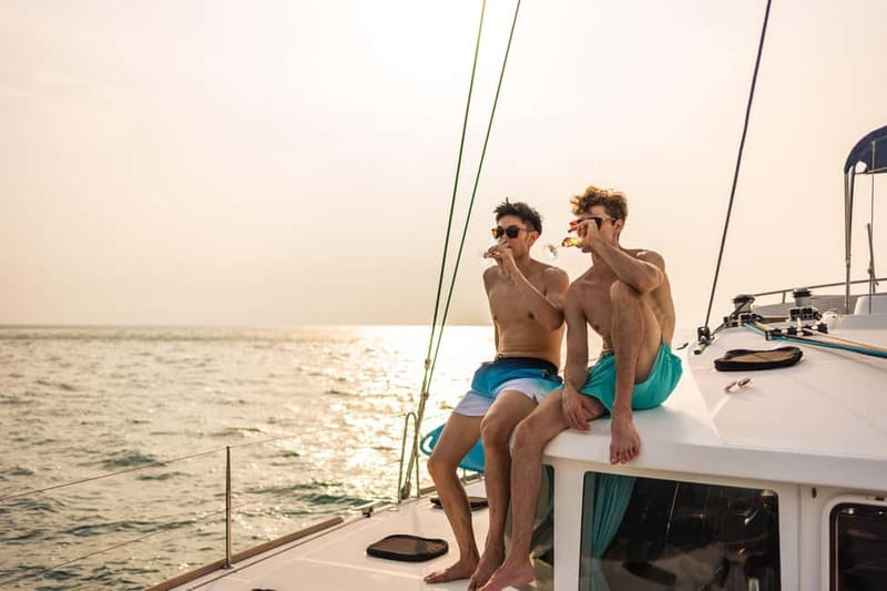 Dia: Day & Sunset Cruise with Menu by Greece's Top 100 Chef - Marineli meeting point near KOULES: what to expect before you sail