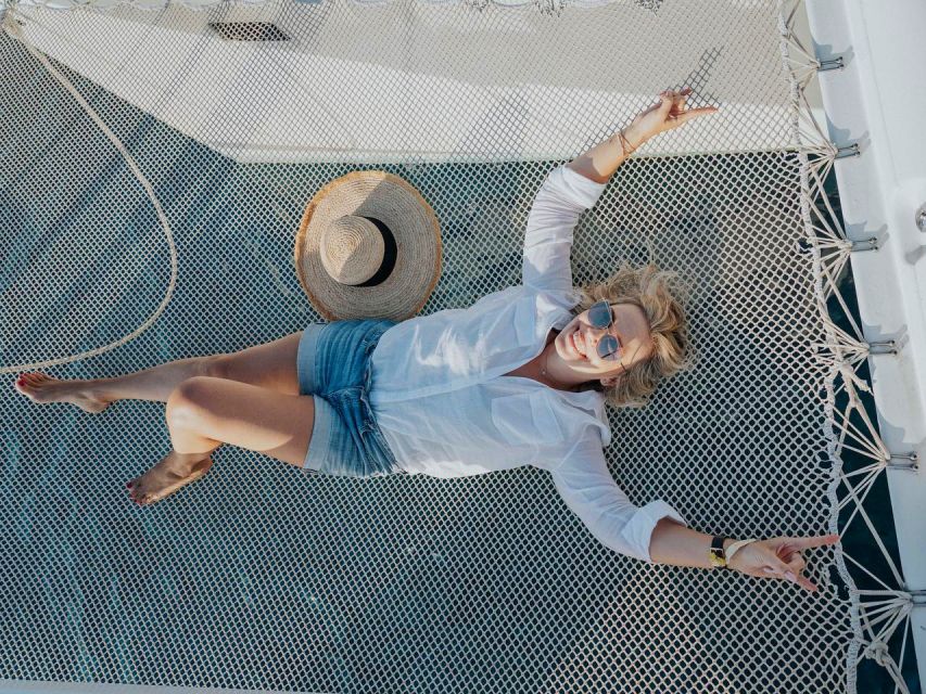 Dia Island Catamaran – Premium Lunch, Open Bar, Small Group - Chef-made Mediterranean lunch and the open bar that keeps it easy