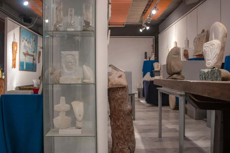Discover Cycladic Art and Carve Your Own Marble Piece - The finishing steps: signature letters, patina color, and liquid glass