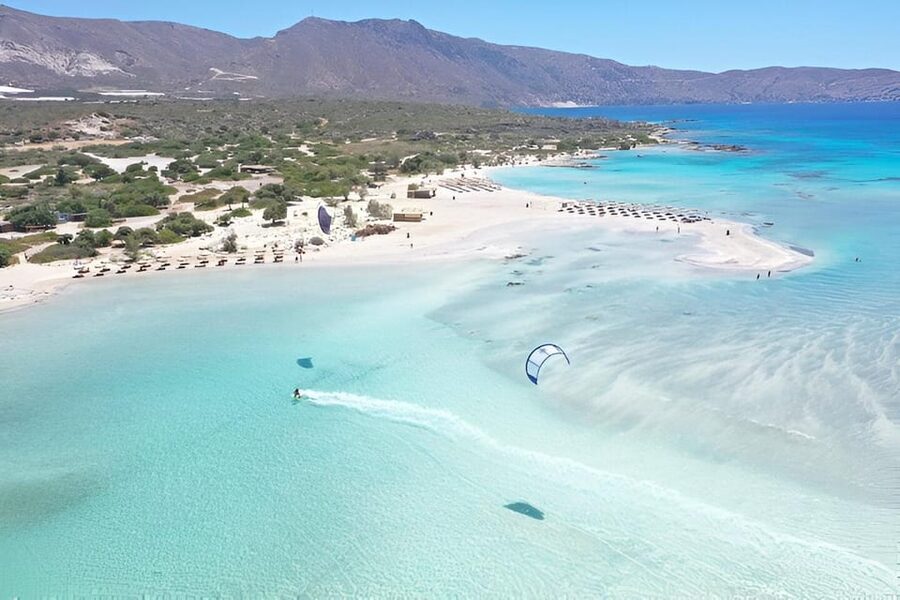 Elafonissi: Private Beach Day Trip with SUP - SUP and snorkeling gear: what you can do with the included equipment