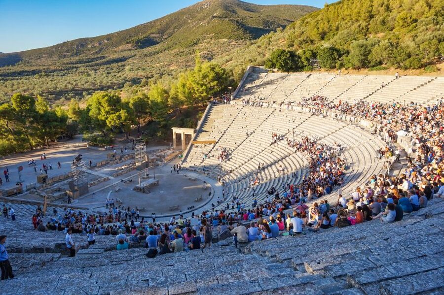 Epidaurus: Temple of Asclepius & Theatre with optional audio - Audio options: optional Epidaurus audio and the Nafplion Town track