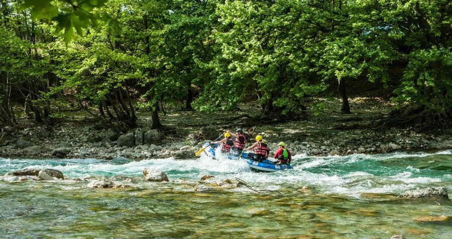 Epirus: Easy Rafting Experience on the Voidomatis River - How the day starts at Trekking Hellas base