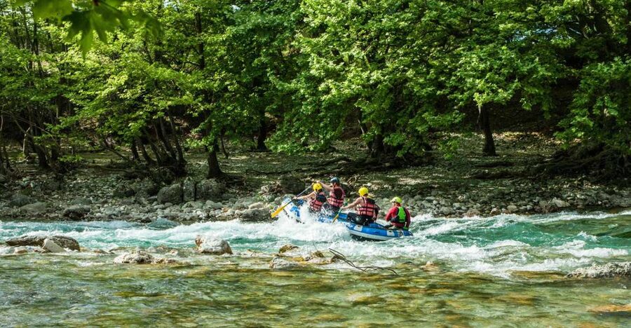 Epirus: Easy Rafting Experience on the Voidomatis River - Voidomatis National Park rafting: easy paddling with real gorge vibes