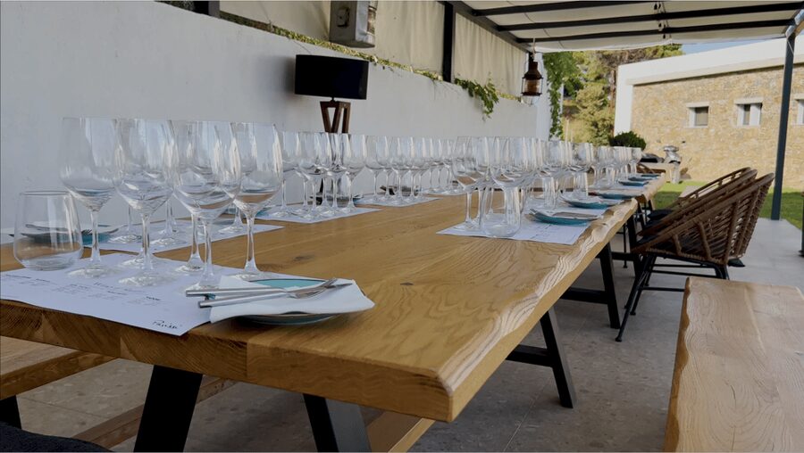 Evening of Wine and Scenic Views in Skiathos - The hilltop setting that makes wine tasting feel like an event
