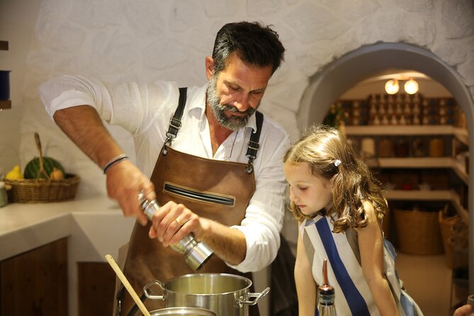 Exclusive Cooking Experience in our Cave Home by Petra Kouzina - Wine, Terrace Lunch, Dessert, and Greek Coffee