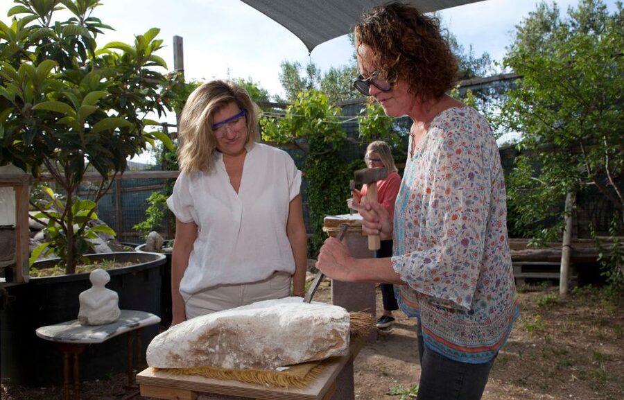Experience Marble Carving: Naxos Island - Food, drinks, and the farm-side breaks that keep you going