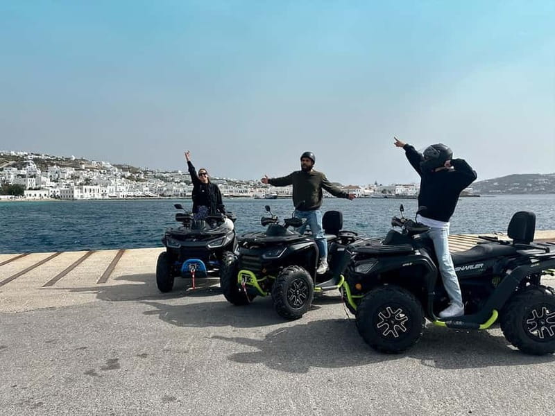 Explore Mykonos Island with a 650cc ATV / QUAD Tour - Old Port of Mykonos: the first stop that sets the tone