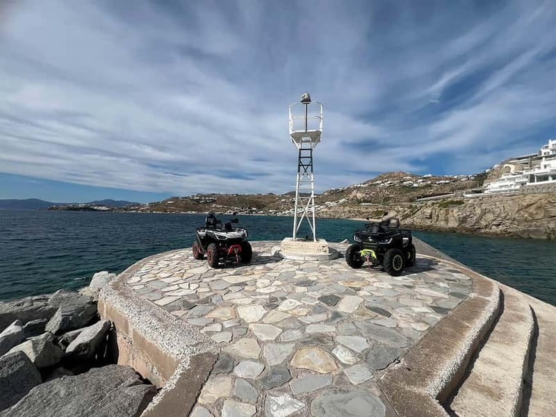 Explore Mykonos Island with a 650cc ATV / QUAD Tour - Ano Mera and the old Monastri: a quieter side of the island