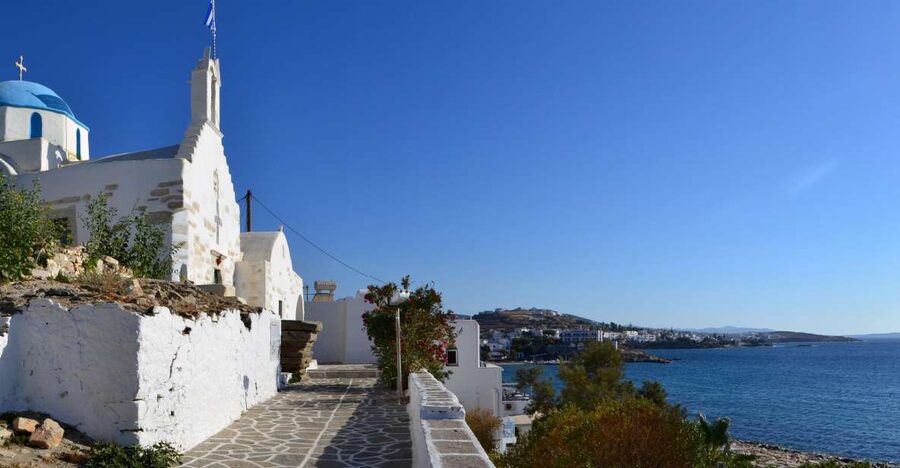 Explore Paros & Antiparos: Full-day French Tour with Lunch - Parikia first: Hundred Doors church and Frankish-era ruins
