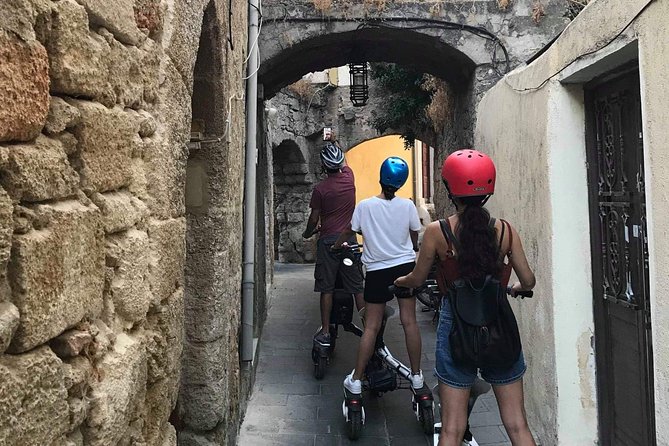 Explore the Medieval city of Rhodes on scooters - 2 hours - Safety and first-time trikke confidence