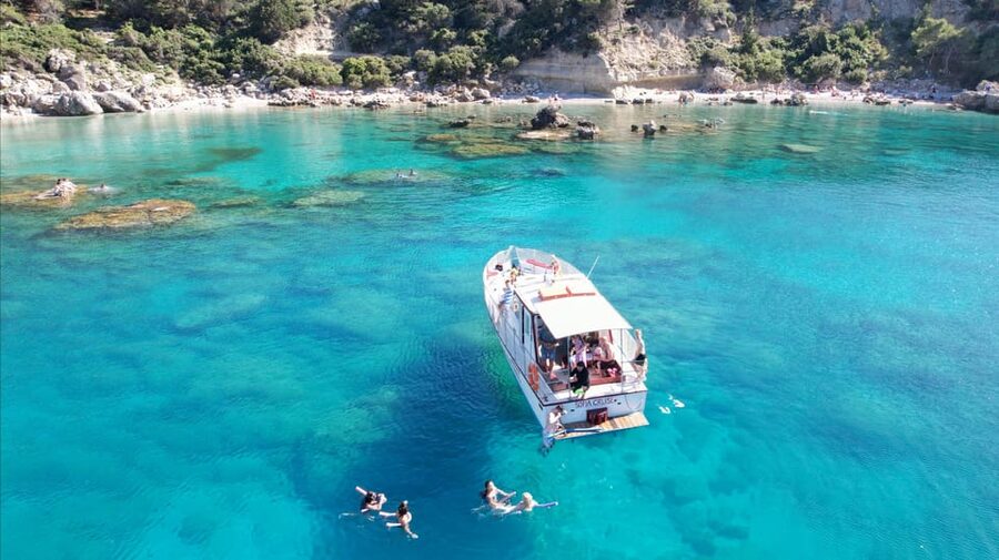 Faliraki: Boat Trip to Afantou Caves, Antony Quinn, Ladiko - Is the $52 price worth it for three swim stops and included drinks?