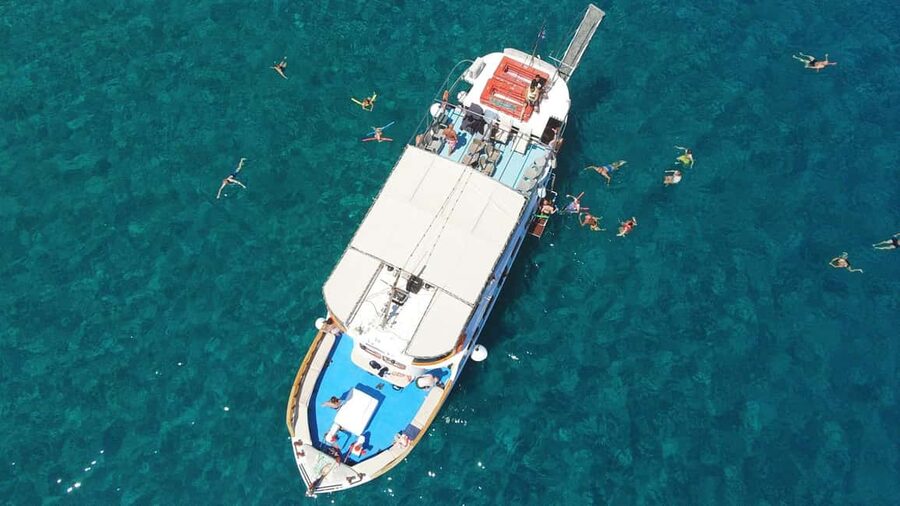 Faliraki: Lindos Boat Cruise with Swim stops & Free Time - The cruise to Lindos, sun time with photo stops
