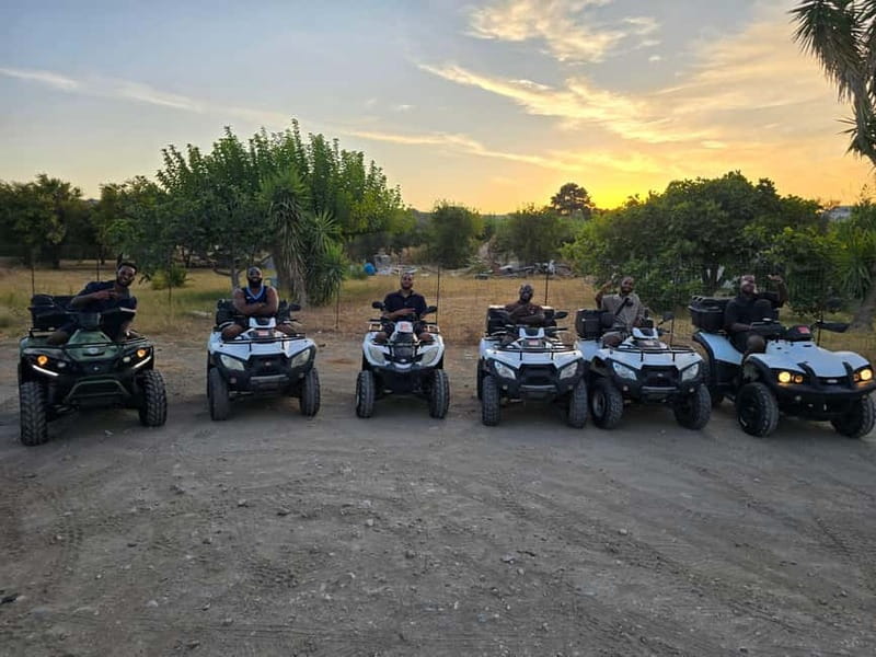 Faliraki: Quad Safari Tour - The ride start: briefing, first roads, and getting dust-ready