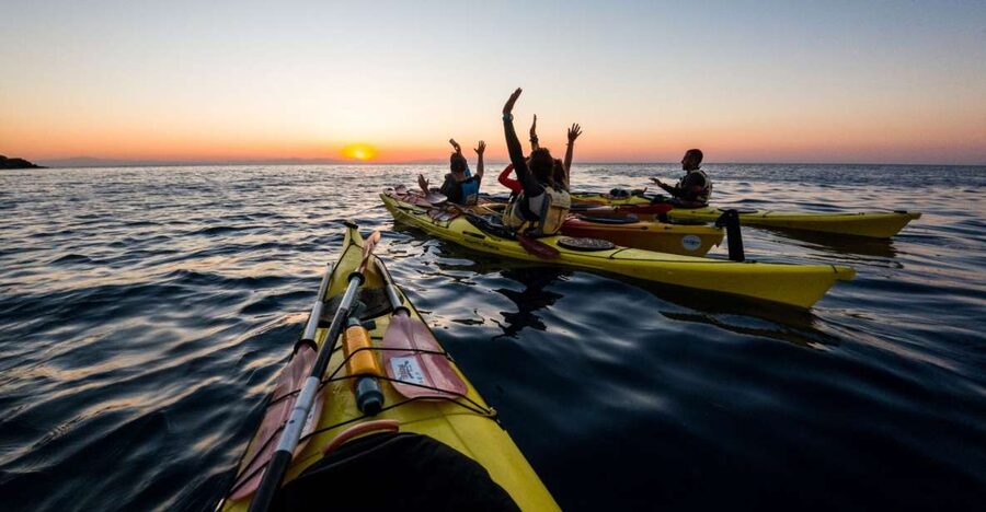 Faliraki: Sunrise Sea Kayaking Experience with Breakfast - Kathara Beach start: Trekking Hellas, gear, and the safety briefing