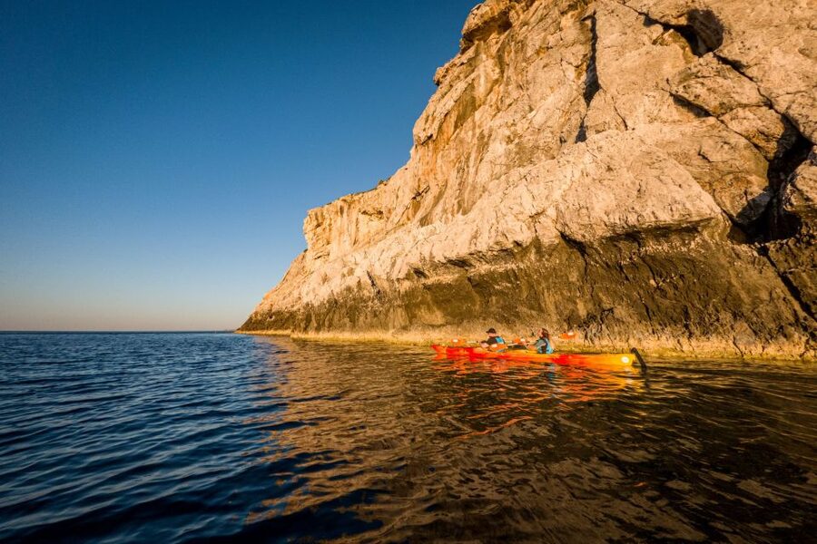 Faliraki: Sunrise Sea Kayaking Experience with Breakfast - Paddle in first light toward Anthony Quinn Bay