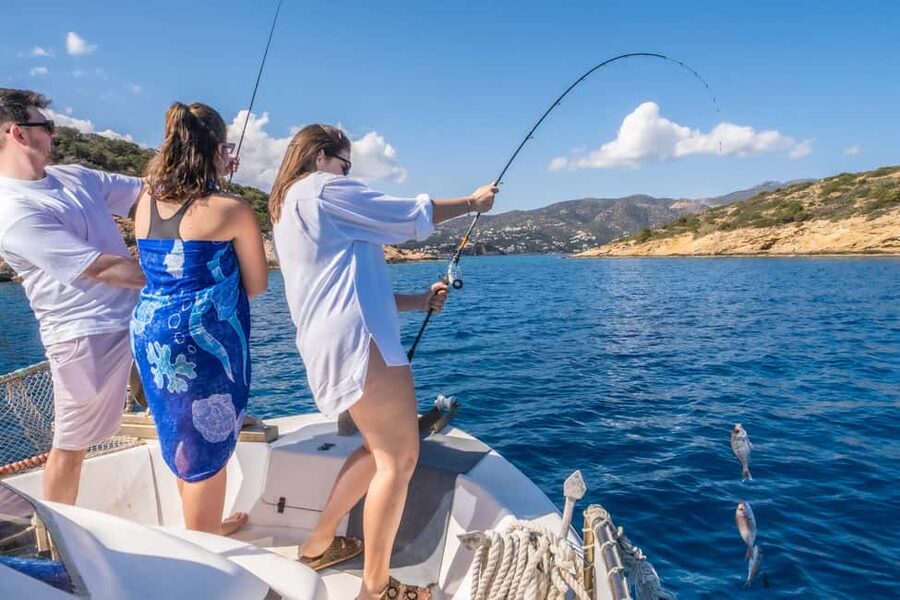 Fishing Trips Agios Nikolaos - Snacks, drinks, and included gear that actually saves time