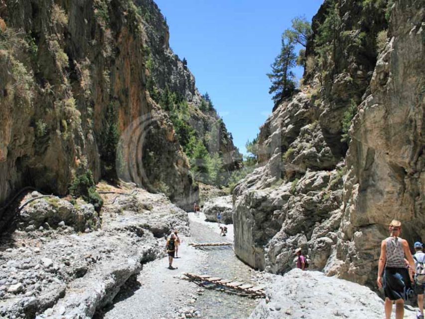From Agia Galini/Matala: Samaria Gorge Hiking Tour - The one-hour boat ride to Chora Sfakion, plus the southern coast views