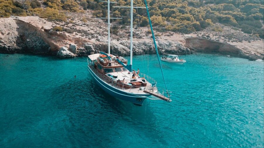 From Athens: Agistri, Moni & Aegina Day Cruise with Swimming - Moni or Metopi swim and snorkeling: equipment, timing, and the best way to play it