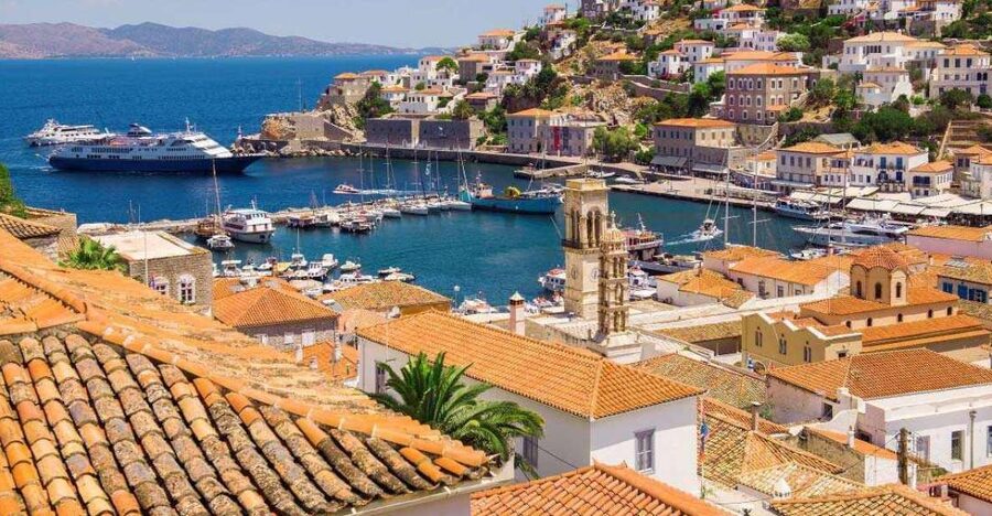 From Athens: Day Cruise to Hydra, Poros & Aegina with Lunch - Poros: Neoclassical Streets, Museums, and Quick Café Time