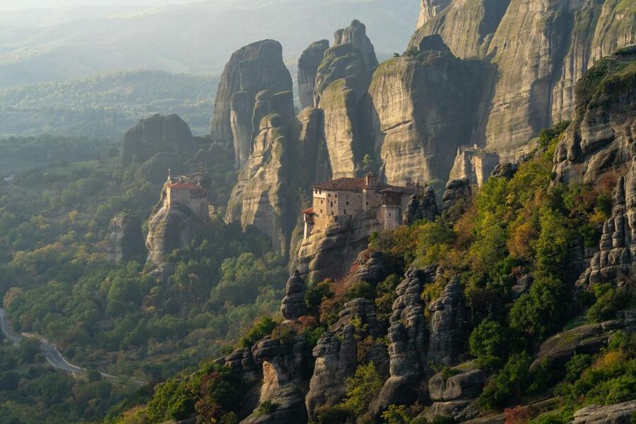 From Athens: Meteora Train Trip with Overnight Stay - Your first guided sunset session on the Meteora rocks