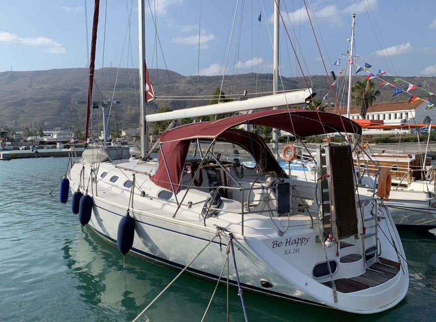 From Chania: Fully Private Sailing Cruise with Meal & Drinks - Marathi Bay Anchors You for Swimming, Snorkeling, and Lunch