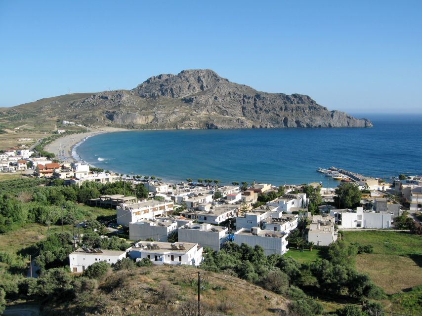 From Chania: Preveli Palm Beach Day Tour - Plakias lunch break: the reset after the gorge-and-palm focus