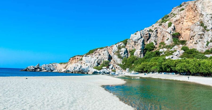 From Chania: Preveli Palm Beach Day Tour - Getting to Preveli by water: what the Damnoni ferry adds to the day