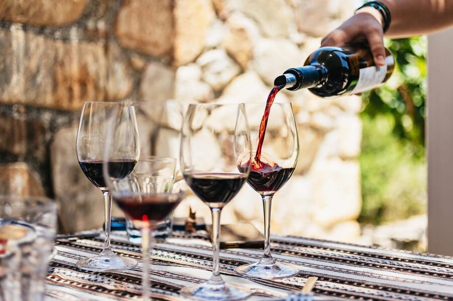 From Chania: Wine and Olive Oil Tasting Tour with Snacks - Winery #1: Cretan grape varieties and modern farming ideas