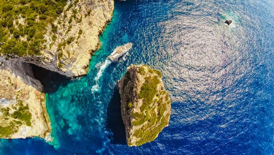 From Corfu: Day Cruise to Paxos, Antipaxos, and Blue Caves - Antipaxos Swimming Off Mesovrika or Voutoumi: Real Water Time, Not Just a Dip