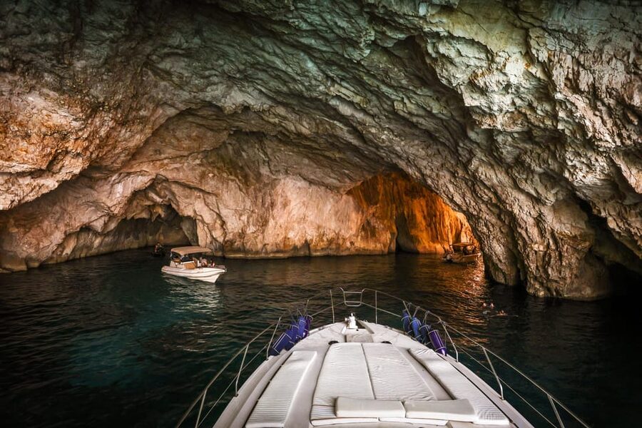 From Corfu: Luxury Yacht Cruise to Paxos and Antipaxos - Gaios village time: lunch and shopping with just enough breathing room