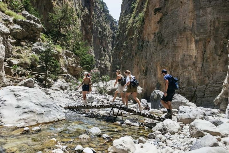 From Heraklion,Agia Pelagia,Malia: Samaria Gorge Guided Trip - The Samaria Gorge walk: your pace, with the escort watching the edges