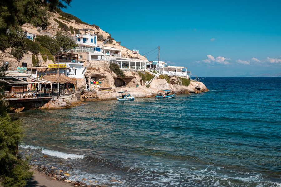 From Heraklion: Day Trip to Matala Hippie Beach and Caves - Matala in one day, with Zeus, Europa, and a hippie beach