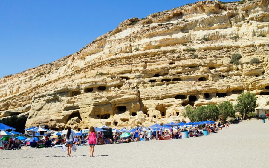 From Heraklion: Matala Hippie Beach, Relaxing Trip & Pickup - Pickup and bus logistics that matter for comfort and timing