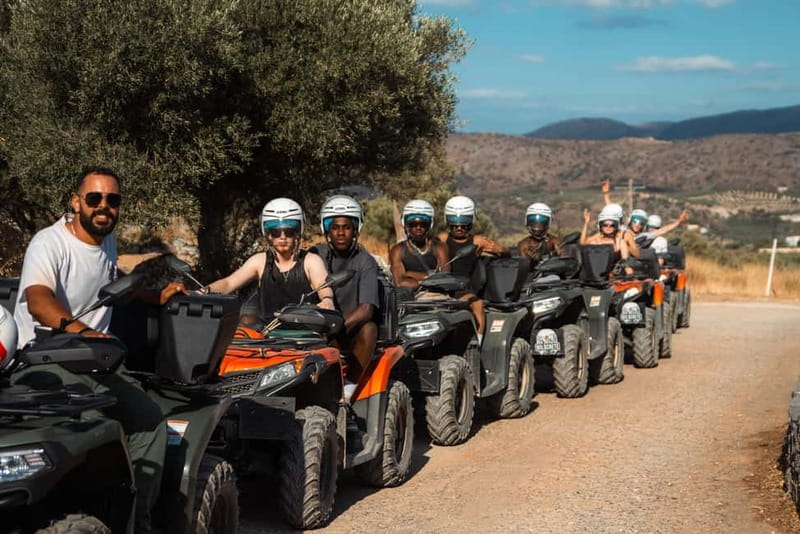 From Heraklion: Quad Safari Wild Crete Evening Tour - Aposelemis River beach finale: calm ending after off-road fun