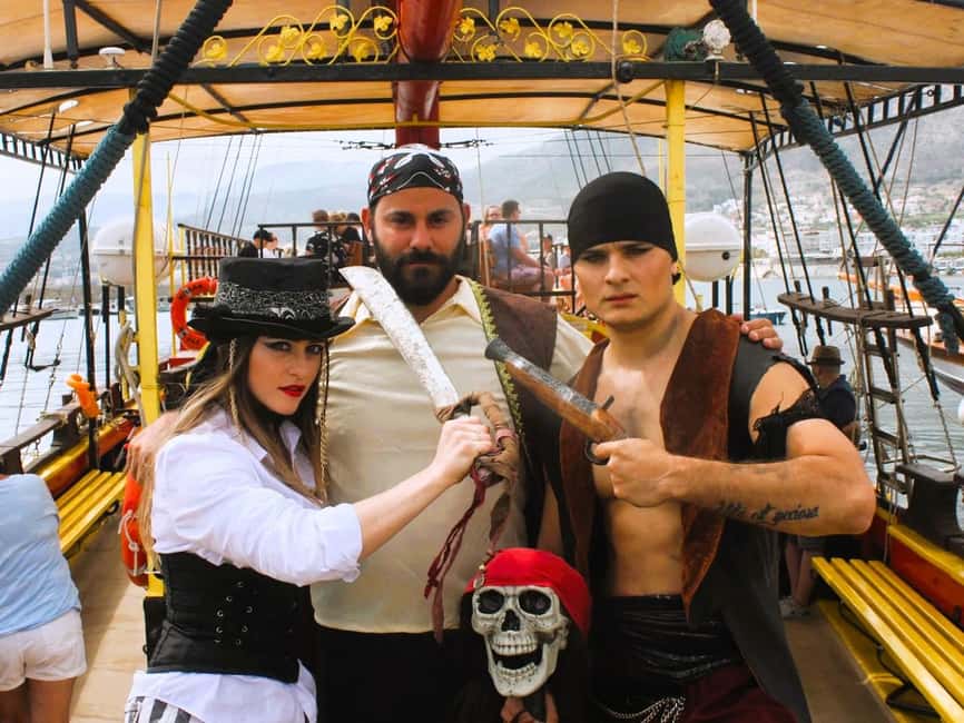 From Hersonissos: Half-Day Pirate Boat Trip with Lunch - Malia and Stalis Coastline Stop: quick exploring with a sea view