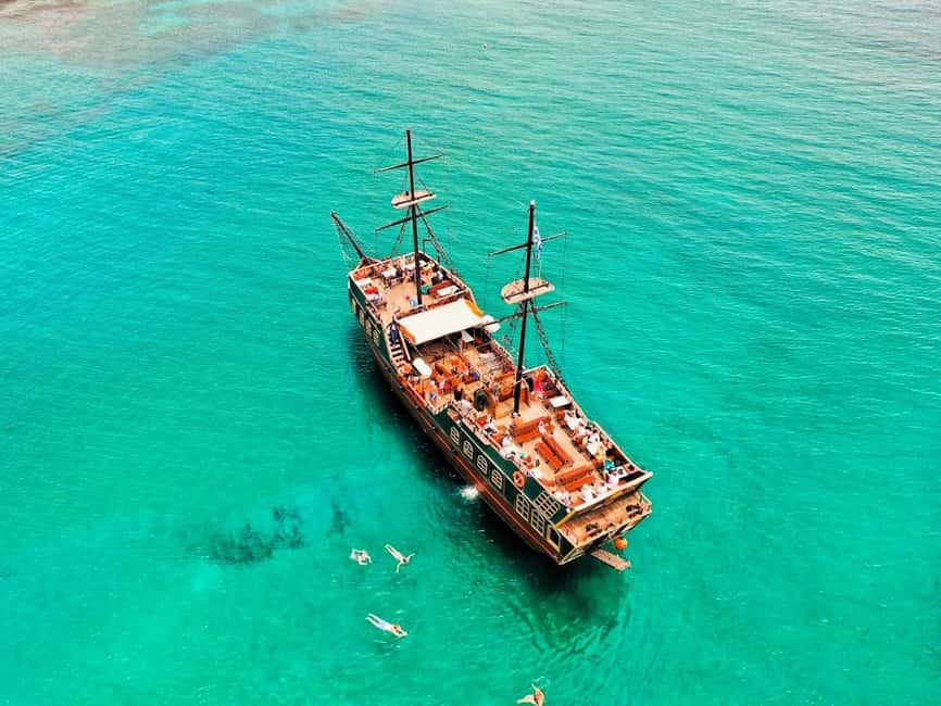 From Hersonissos: Half-Day Pirate Boat Trip with Lunch - Saint George’s Bay Swim Stop: the main event