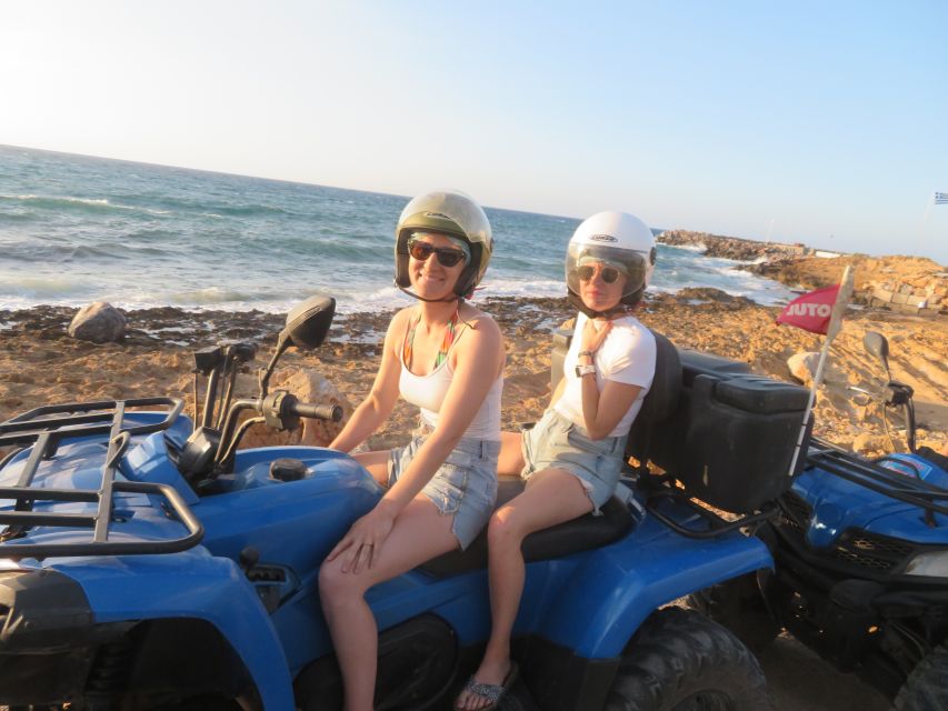 From Hersonissos/Malia: Guided Sunset Quad Safari - Quick hits before you go