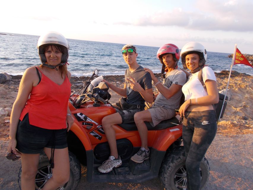 From Hersonissos/Malia: Guided Sunset Quad Safari - 520cc ATVs, helmets, and what you need to drive