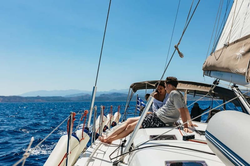 From Kissamos: Balos Gramvousa Sailing Cruise with Lunch - The boat and crew experience, cabins, gear, and how the day stays easy