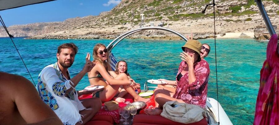From Kissamos Port: Balos and Gramvousa Private RIB Cruise - Gramvousa Island and the fortress hike: how to use your time well