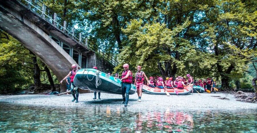 From Kleidonia: Voidomatis River Rafting Adventure - Gear up and hit Class II water: what you are really signing up for