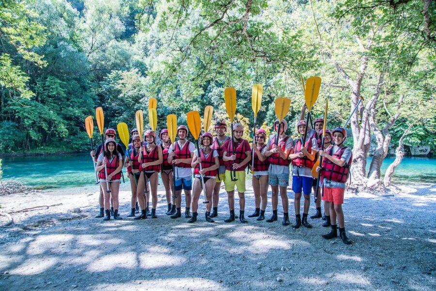 From Kleidonia: Voidomatis River Rafting Adventure - The artificial dam and the exciting rapid