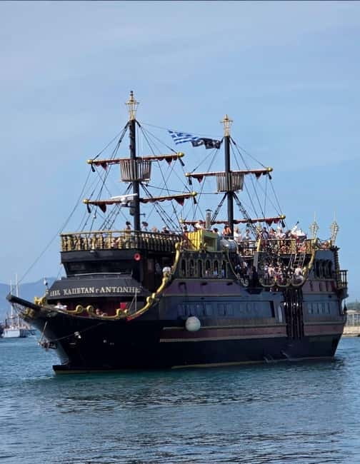 From Kos: 3-Island Boat Trip with BBQ & Water Slide - Pserimos Island: Golden Sand Swim and Easy Beach Time